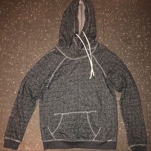 Grey hooded sweatshirt